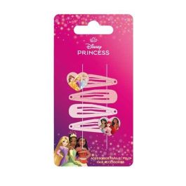 Accesorios pelo clips 4 piezas princess 6.5 x 12.5 x 0.1 cm