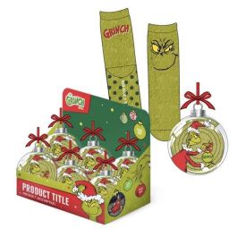 Calcetin antideslizante navideño the grinch ( talla 38-45)