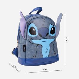 Mochila Casual Stitch Azul 19,5 x 25 x 11 cm