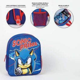 Mochila infantil escolar sonic prime 25.0 x 30.0 x 29.0 cm