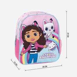 Mochila infantil escolar gabby´s dollhouse 25.0 x 20.0 x 30.0 cm