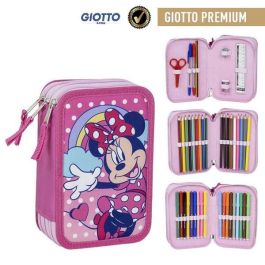 Plumier Triple Minnie Mouse Rosa 12,5 x 6,5 x 19,5 cm Precio: 14.69000016. SKU: B122DXP8F2