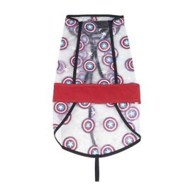 Impermeable ajustable para perro l avengers capitan america talla l