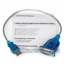 Adaptador USB a RS232 Startech ICUSB232V2 Gris