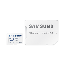 Tarjeta de Memoria Micro SD con Adaptador Samsung MB-MC128KAEU