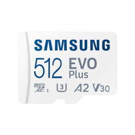 Tarjeta de Memoria Micro SD con Adaptador Samsung MB-MC512KAEU 512 GB UHS-I 130 MB/s Precio: 56.95000036. SKU: S0232766