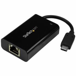Adaptador de Red USB C Startech US1GC30PD Gigabit Ethernet Negro