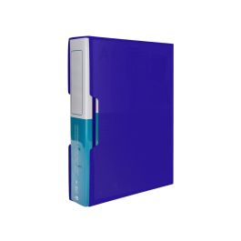 Carpeta Liderpapel Personaliza 37862 100 Fundas Polipropilenodin A4 Azul Con Cajetin