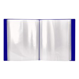 Carpeta Liderpapel Personaliza 37862 100 Fundas Polipropilenodin A4 Azul Con Cajetin