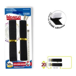 Blister cinta cierre adhesivo 2x50 cm negro hidalgo Precio: 0.95000004. SKU: B1BYS4CA65