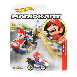 Coche hot wheels mario kart escala 1:64 - modelos surtidos