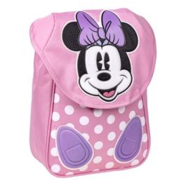 Mochila Guarderia Personaje Solapa Minnie Rosa