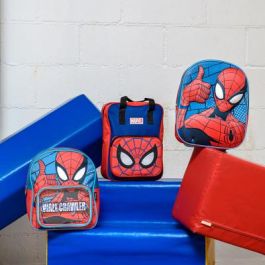 Mochila Infantil 3D Spider-Man Rojo Azul 25 x 31 x 10 cm
