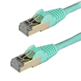 Cable de Red Rígido UTP Categoría 6 Startech 6ASPAT2MAQ 2 m Azul Turquesa