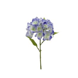 Flor Artificial Hortensia Tacto Natural Azul Latex