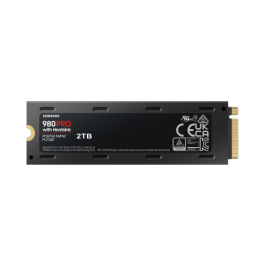 Unidad SSD Interna - SAMSUNG - 980 PRO con disipador - 2 TB - NVMe - (MZ-V8P2T0CW)