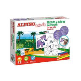 Alpino Set Activity Recorta Y Colorea Animales 3-6 Años C-Surtidos