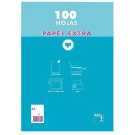 Pacsa Paquete de papel de 100 hojas retractilado 4x4 a4 80 gr Precio: 2.95000057. SKU: B17MC28H6K