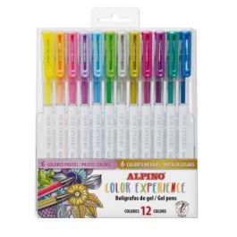 Alpino Bolígrafos color experience gel pens metallic + pastel estuche de 12 c/surtidos Precio: 5.94999955. SKU: B1AHZCC3EH
