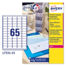 Etiquetas adhesivas Avery Transparente 210 x 297 mm 38,1 x 21,2 mm Precio: 33.88999944. SKU: S8401468