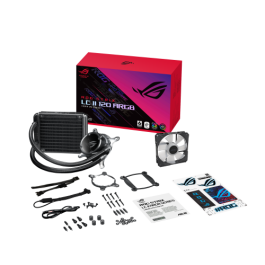 ASUS ROG STRIX LC II 120 ARGB Procesador Liquid сooling kit 12 cm Negro
