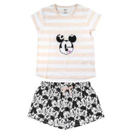 Pijama Corto Single Jersey Minnie Blanco