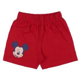 Pijama Corto Single Jersey Mickey Rojo