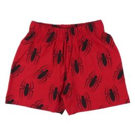 Pijama Corto Single Jersey Tirantes Spiderman Gris