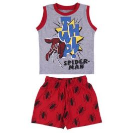 Pijama Corto Single Jersey Tirantes Spiderman Gris Precio: 14.95000012. SKU: 2200007297