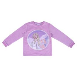 Pijama Largo Velour Cotton Frozen 2 Lila