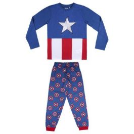 Pijama Largo Single Jersey Avengers Capitan America Rojo 14 Años Precio: 15.94999978. SKU: B1H8QY3QMY