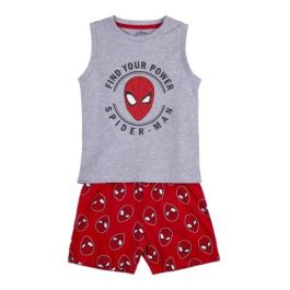 Pijama Corto Single Jersey Tirantes Spiderman Gris Precio: 14.95000012. SKU: 2200008877