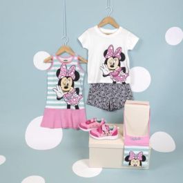 Conjunto de Ropa Minnie Mouse Blanco 3 Años Conjunto de Ropa Minnie Mouse Blanco 3 Años