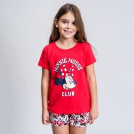 Pijama Corto Single Jersey Punto Minnie Rojo Pijama Corto Single Jersey Punto Minnie Rojo