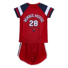 Conjunto 2 Piezas Interlock Minnie Rojo