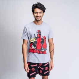 Pijama Deadpool Gris (Adultos) Hombre L