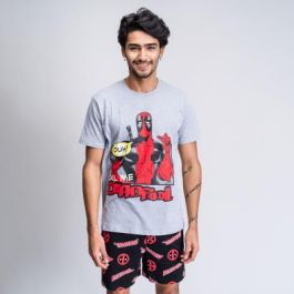 Pijama Deadpool Gris (Adultos) Hombre XL