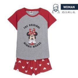 Pijama de Verano Minnie Mouse Rojo Mujer Gris XL Precio: 23.94999948. SKU: B1KJ48VSRZ