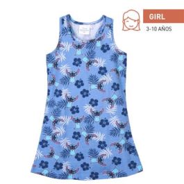 Vestido Single Jersey Punto Stitch Azul Precio: 12.94999959. SKU: 2200009118