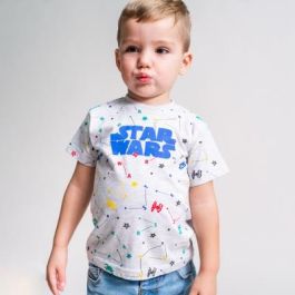 Camiseta Corta Pack X2 Star Wars Gris