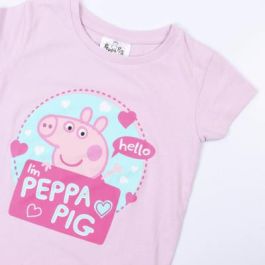 Pijama de Verano Peppa Pig Rosa 3 Años