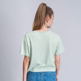Camiseta Corta Single Jersey Punto Friends Verde Claro