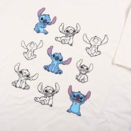 Pijama Corto Single Jersey Punto Stitch Azul