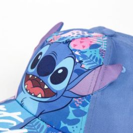 Gorra Infantil con Orejas Stitch Azul