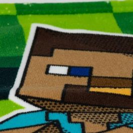 Toalla de Playa Minecraft Verde 100 % poliéster 70 x 140 cm