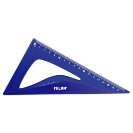 Milan kit de 4 reglas flex&resistant azul translucido