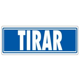 Archivo 2000 Señal "Tirar" 175x65 Pvc Gris Precio: 1.9499997. SKU: B1369NCVBS