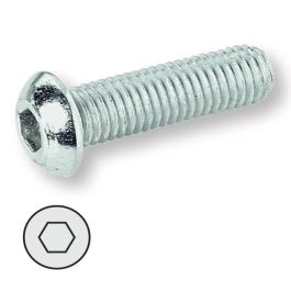 Tornillo Rosca Metal Allen Iso 7380 Zincado Metrica M-6 Largo 16Mm Ucafix Precio: 0.49999983. SKU: B1GBLYK47K