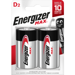 Energizer MAX – D Batería de un solo uso Alcalino Precio: 11.94999993. SKU: S3712412