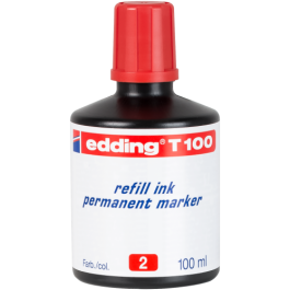 Edding frasco de tinta t100 para rotulador permanente 100 ml rojo Precio: 9.9499994. SKU: B17WA64LGG